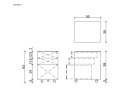 Kontener metalowy z zamkiem XD-040-3 Czarny