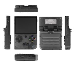 Przenośna konsola retro ANBERNIC RG35xx Plus BLACK TRANSPARENT