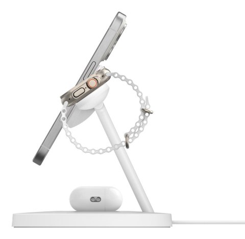 BELKIN BOOSTCHARGE PRO 3IN1 MAGSAFE 15W QI2,BIAŁA