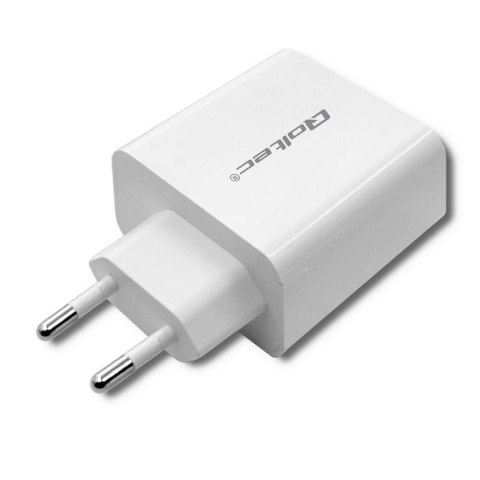 QOLTEC ŁADOWARKA SIECIOWA 45W | 5-20V | 2.4-3A | USB TYP C PD | USB | BIAŁA QOLTEC ŁADOWARKA SIECIOWA 45W | 5-20V | 2.4-3A | USB TYP C PD | USB | BIAŁA