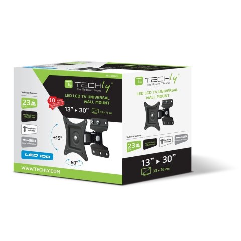 TECHLY UCHWYT ŚCIENNY TV LED/LCD 13-30 CALI 23KG O TECHLY UCHWYT ŚCIENNY TV LED/LCD 13-30 CALI 23KG O
