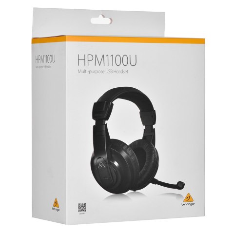 Behringer HPM1100U - Słuchawki zamknięte z mikrofonem i złączem USB Behringer HPM1100U - Słuchawki zamknięte z mikrofonem i złączem USB