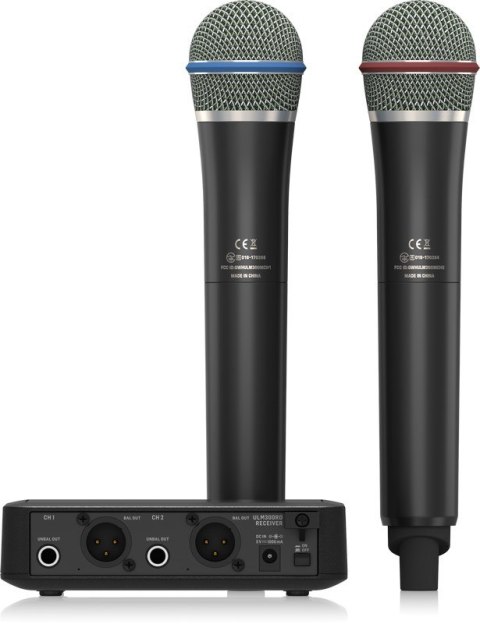 Behringer ULM302MIC - Mikrofon bezprzewodowy 2,4 GHz podwójny Behringer ULM302MIC - Mikrofon bezprzewodowy 2,4 GHz podwójny