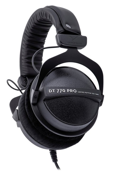 Beyerdynamic DT 770 PRO 250 OHM BLACK LIMITED EDITION - Słuchawki studyjne zamknięte Beyerdynamic DT 770 PRO 250 OHM BLACK LIMITED EDITION - Słuchawki studyjne zamknięte
