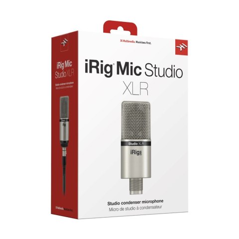 IK iRig Mic Studio XLR - Mikrofon pojemnościowy IK iRig Mic Studio XLR - Mikrofon pojemnościowy