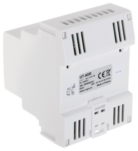 INTERFEJS KOMUNIKACYJNY UT-4DR LAN-RS485 ROGER INTERFEJS KOMUNIKACYJNY UT-4DR LAN-RS485 ROGER