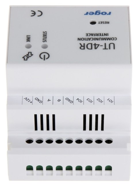 INTERFEJS KOMUNIKACYJNY UT-4DR LAN-RS485 ROGER INTERFEJS KOMUNIKACYJNY UT-4DR LAN-RS485 ROGER