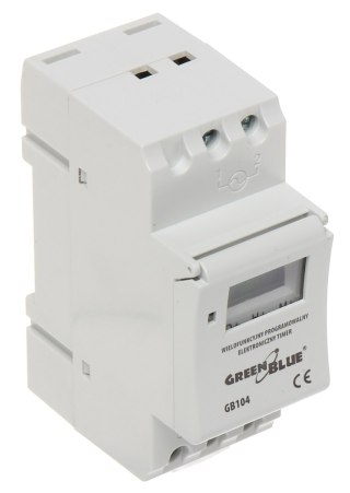 PROGRAMOWALNY ELEKTRONICZNY PRZEŁĄCZNIK CZASOWY GB-104