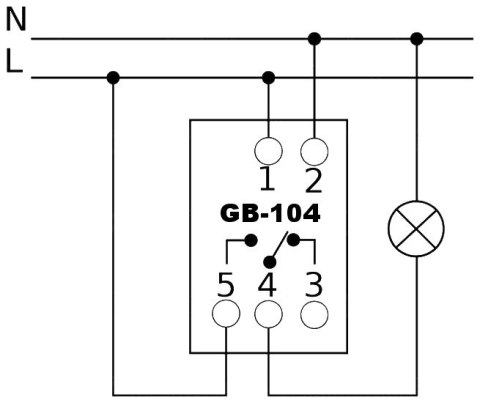 PROGRAMOWALNY ELEKTRONICZNY PRZEŁĄCZNIK CZASOWY GB-104