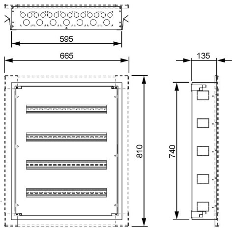 ROZDZIELNICA PODTYNKOWA 96-MODUŁOWA LE-337224 XL3 S 160 LEGRAND