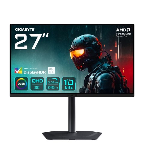 MONITOR GIGABYTE OLED 27" MO27Q2 240Hz MONITOR GIGABYTE OLED 27" MO27Q2 240Hz