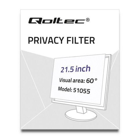 Filtr prywatyzujący Rodo Qoltec 51055 Filtr prywatyzujący Rodo Qoltec 51055