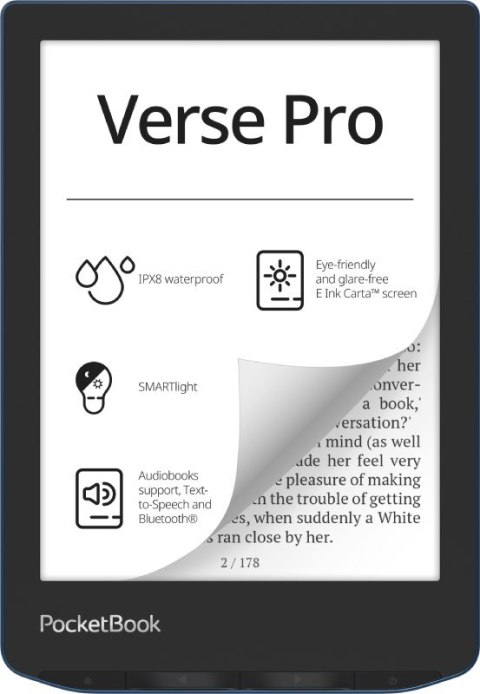 Ebook PocketBook Verse Pro 634 6" 16GB Wi-Fi Azure Blue Ebook PocketBook Verse Pro 634 6" 16GB Wi-Fi Azure Blue