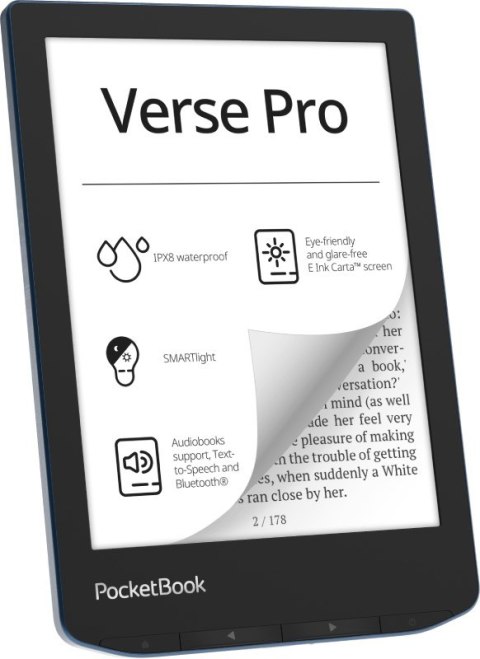 Ebook PocketBook Verse Pro 634 6" 16GB Wi-Fi Azure Blue Ebook PocketBook Verse Pro 634 6" 16GB Wi-Fi Azure Blue