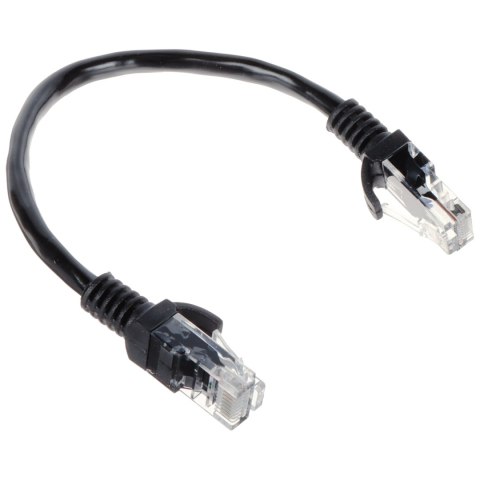 PATCHCORD RJ45/0.2-BLACK 0.2 m