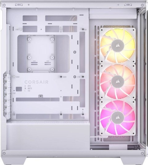 ICUE LINK 3500X RGB Tempered Glass Mid-Tower, White ICUE LINK 3500X RGB Tempered Glass Mid-Tower, White