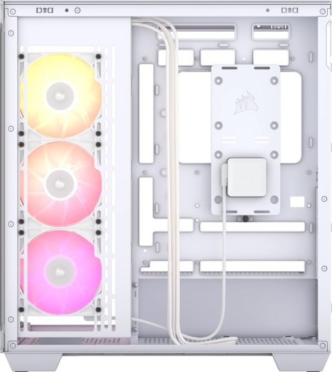 ICUE LINK 3500X RGB Tempered Glass Mid-Tower, White ICUE LINK 3500X RGB Tempered Glass Mid-Tower, White