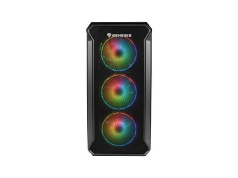 Obudowa NATEC Genesis Irid 503 ARGB NPC-1559 (Micro ATX. Mini ITX; kolor czarny) Obudowa NATEC Genesis Irid 503 ARGB NPC-1559 (Micro ATX. Mini ITX; kolor czarny)