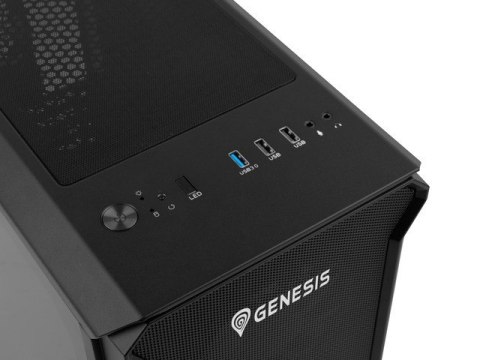 Obudowa NATEC Genesis Irid 503 ARGB NPC-1559 (Micro ATX. Mini ITX; kolor czarny) Obudowa NATEC Genesis Irid 503 ARGB NPC-1559 (Micro ATX. Mini ITX; kolor czarny)