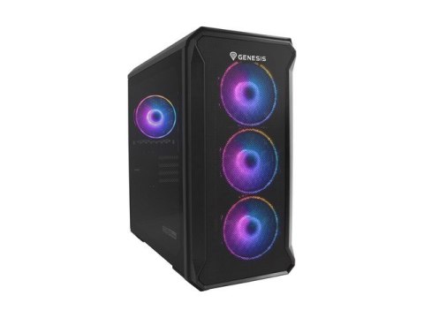 Obudowa NATEC Genesis Irid 503 ARGB NPC-1559 (Micro ATX. Mini ITX; kolor czarny) Obudowa NATEC Genesis Irid 503 ARGB NPC-1559 (Micro ATX. Mini ITX; kolor czarny)