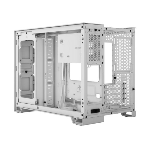 2500X Tempered Glass mATX Mid-Tower, White 2500X Tempered Glass mATX Mid-Tower, White