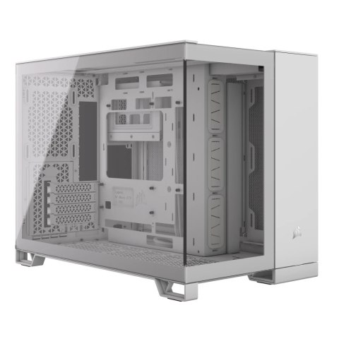 2500X Tempered Glass mATX Mid-Tower, White 2500X Tempered Glass mATX Mid-Tower, White
