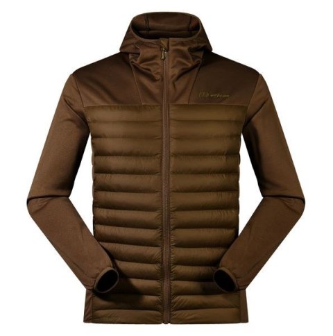 Kurtka hybrydowa męska Berghaus Vaskye Hooded Hybrid Jacket roz. L brązowa Kurtka hybrydowa męska Berghaus Vaskye Hooded Hybrid Jacket roz. L brązowa