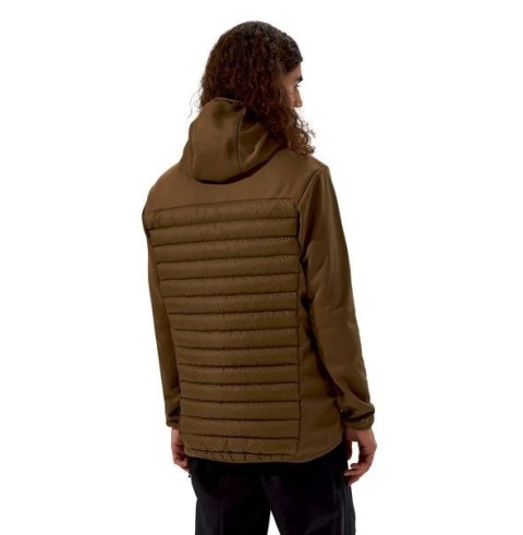 Kurtka hybrydowa męska Berghaus Vaskye Hooded Hybrid Jacket roz. L brązowa Kurtka hybrydowa męska Berghaus Vaskye Hooded Hybrid Jacket roz. L brązowa