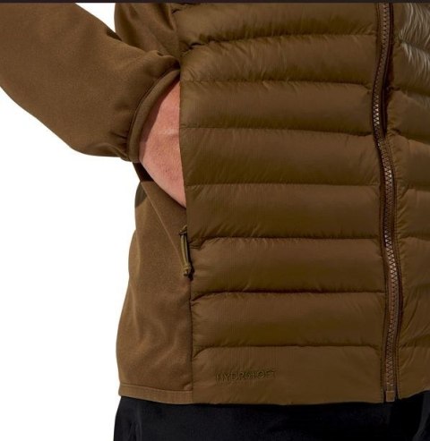 Kurtka hybrydowa męska Berghaus Vaskye Hooded Hybrid Jacket roz. L brązowa Kurtka hybrydowa męska Berghaus Vaskye Hooded Hybrid Jacket roz. L brązowa