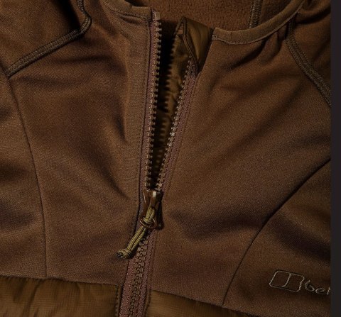 Kurtka hybrydowa męska Berghaus Vaskye Hooded Hybrid Jacket roz. M brązowa Kurtka hybrydowa męska Berghaus Vaskye Hooded Hybrid Jacket roz. M brązowa
