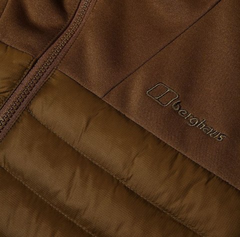 Kurtka hybrydowa męska Berghaus Vaskye Hooded Hybrid Jacket roz. M brązowa Kurtka hybrydowa męska Berghaus Vaskye Hooded Hybrid Jacket roz. M brązowa