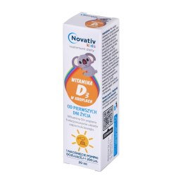 Novativ Kids Witamina D3 w kroplach 20ml