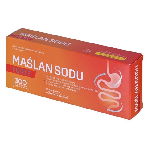 Novativ Maślan Sodu Forte 60 kapsułek Novativ Maślan Sodu Forte 60 kapsułek