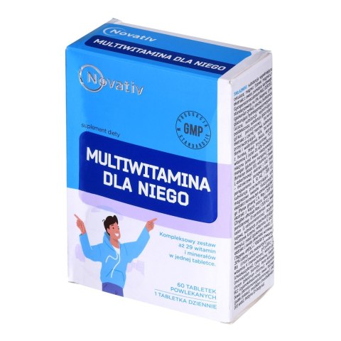 Novativ Multiwitamina dla Niego 60 tabletek powlekanych Novativ Multiwitamina dla Niego 60 tabletek powlekanych