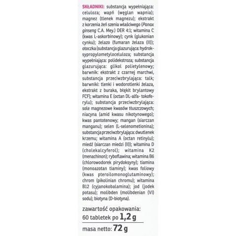 Novativ Multiwitamina dla Niej, 60 tabletek powlekanych Novativ Multiwitamina dla Niej, 60 tabletek powlekanych