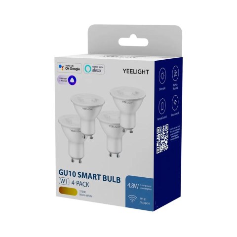 Inteligentna żarówka Yeelight W1 GU10 (ściemnialna) 4szt YLDP004 Inteligentna żarówka Yeelight W1 GU10 (ściemnialna) 4szt YLDP004