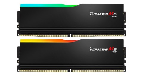 G.SKILL RIPJAWS M5 RGB DDR5 2X32GB 5200MHZ CL40 XMP3 BLACK F5-5200J4040A32GX2-RM5RK G.SKILL RIPJAWS M5 RGB DDR5 2X32GB 5200MHZ CL40 XMP3 BLACK F5-5200J4040A32GX2-RM5RK