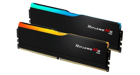 G.SKILL RIPJAWS M5 RGB DDR5 2X32GB 5200MHZ CL40 XMP3 BLACK F5-5200J4040A32GX2-RM5RK G.SKILL RIPJAWS M5 RGB DDR5 2X32GB 5200MHZ CL40 XMP3 BLACK F5-5200J4040A32GX2-RM5RK