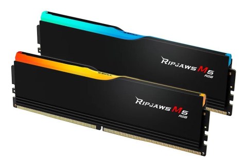 G.SKILL RIPJAWS M5 RGB DDR5 2X48GB 5200MHZ CL40 XMP3 BLACK F5-5200J4040A48GX2-RM5RK G.SKILL RIPJAWS M5 RGB DDR5 2X48GB 5200MHZ CL40 XMP3 BLACK F5-5200J4040A48GX2-RM5RK
