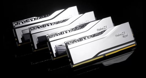 G.SKILL TRIDENT Z5 ROYAL RGB DDR5 2X16GB 6400MHZ CL30 SILVER F5-6400J3039G16GX2-TR5S G.SKILL TRIDENT Z5 ROYAL RGB DDR5 2X16GB 6400MHZ CL30 SILVER F5-6400J3039G16GX2-TR5S