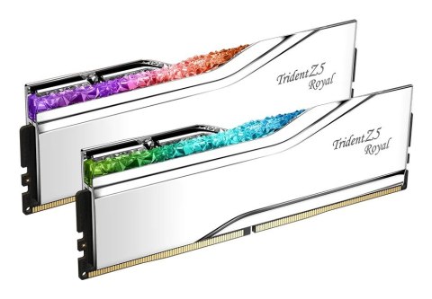G.SKILL TRIDENT Z5 ROYAL RGB DDR5 2X24GB 8400MHZ CL40 SILVER F5-8400J4052G24GX2-TR5S G.SKILL TRIDENT Z5 ROYAL RGB DDR5 2X24GB 8400MHZ CL40 SILVER F5-8400J4052G24GX2-TR5S
