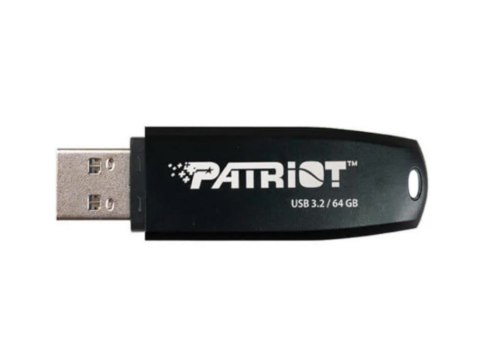 Patriot Core 64GB Type A USB 3.2 80MB/s czarny Patriot Core 64GB Type A USB 3.2 80MB/s czarny