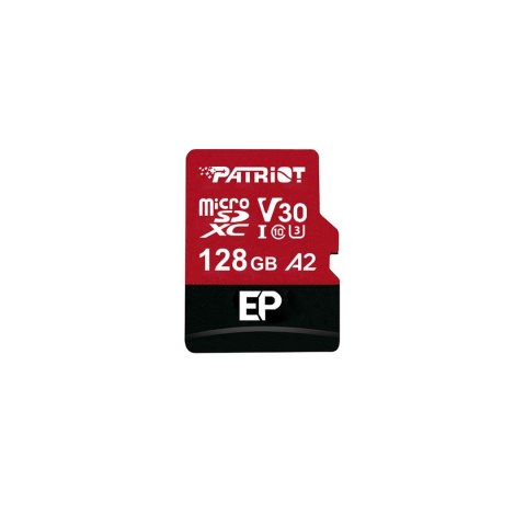 Patriot EP Pro A2 Micro SDXC 128GB 90/80 MB/s V30 U3 Class10 Patriot EP Pro A2 Micro SDXC 128GB 90/80 MB/s V30 U3 Class10