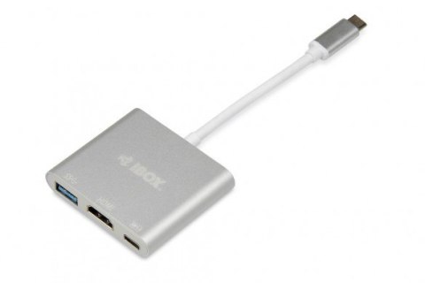Adapter IBOX IUH3CFT1 (kolor srebrny) Adapter IBOX IUH3CFT1 (kolor srebrny)