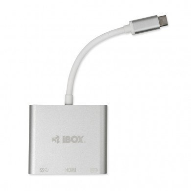 Adapter IBOX IUH3CFT1 (kolor srebrny) Adapter IBOX IUH3CFT1 (kolor srebrny)