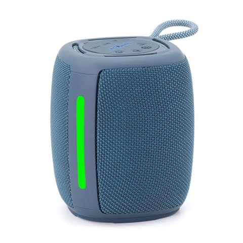 GEMBIRD PRZENOŚNY GŁOŚNIK BLUETOOTH LED SPK-BT-LED-03-BK RMS 2X 5W, WBUDOWANY MIKROFON, KOLOR CZARNY, USB, AUX, MICROSD