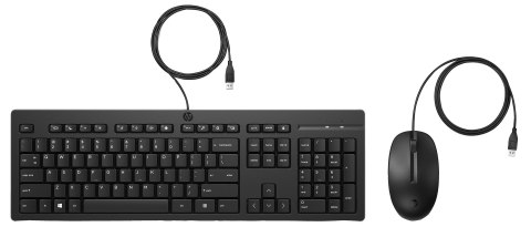 Klawiatura HP 225 Wired Mouse and Keyboard Combo-EURO Klawiatura HP 225 Wired Mouse and Keyboard Combo-EURO