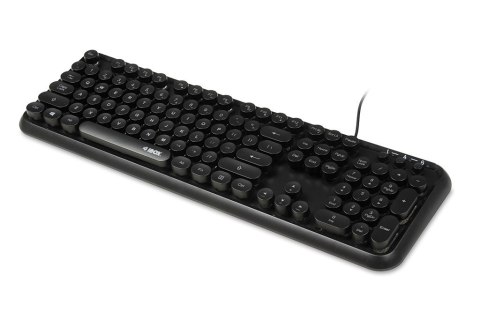 Klawiatura IBOX PULSAR IKS620 (USB 2.0; (US); kolor czarny) Klawiatura IBOX PULSAR IKS620 (USB 2.0; (US); kolor czarny)