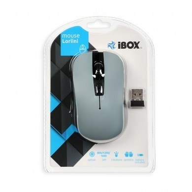 Mysz IBOX LORIINI IMOF008WBK (optyczna; 1600 DPI; kolor czarny) Mysz IBOX LORIINI IMOF008WBK (optyczna; 1600 DPI; kolor czarny)
