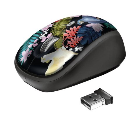 Mysz Trust Yvi Wireless Parrot 23387 (optyczna; 1600 DPI; wielokolorowy) Mysz Trust Yvi Wireless Parrot 23387 (optyczna; 1600 DPI; wielokolorowy)